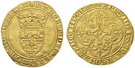 EUROPEAN COINS & MEDALS 
 FRANCE 
 ROYAUME 
 Charles VI, 1380-1422. Ecu d'or 