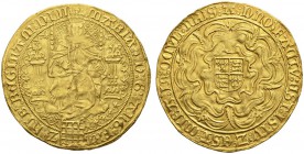 EUROPEAN COINS & MEDALS 
 CHOICE COLLECTION OF ENGLISH GOLD COINS 
 Mary, 1553-1554. Sovereign 1553, London. Privy mark pomegranate. MARIA D G ANG F...