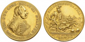 EUROPEAN COINS & MEDALS 
 CHOICE COLLECTION OF ENGLISH GOLD COINS 
 George II, 1727-1760. Gold Medal 1745. By J. H. Wolff. Commemorating the recaptu...