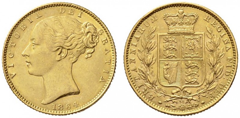 EUROPEAN COINS & MEDALS 
 CHOICE COLLECTION OF ENGLISH GOLD COINS 
 Victoria, ...