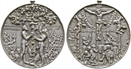 DEUTSCHE MÜNZEN UND MEDAILLEN 
 SACHSEN 
 SACHSEN, KURFÜRSTENTUM 
 Johann Friedrich der Großmütige, 1532-1547. Silberne Gussmedaille o.J. Werkstatt...