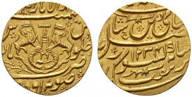 COINS & MEDALS FROM OVERSEAS 
 INDIA 
 PRINCELY STATES - AWADH 
 Ghazi-ud-Din Haidar, AH 1234-1243 (1819-1827). Mohur AH 1234, Year 26. Fr. 1005; K...