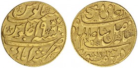 COINS & MEDALS FROM OVERSEAS 
 INDIA 
 BRITISH INDIA - PRESIDENCY SERIES 
 Bengal Presidency, 1754-1835. Mohur AH 1202, Year 19, Murshidabad. Coupl...