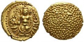 COINS & MEDALS FROM OVERSEAS 
 INDIA 
 BRITISH INDIA - PRESIDENCY SERIES 
 Madras Presidency, 1740-1820. Pagoda n.d. Hindu god Vishnu // Granulated...