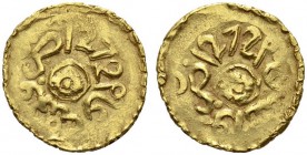 COINS & MEDALS FROM OVERSEAS 
 MOROCCO 
 KINGDOM. 
 Sulayman II, AH 1207-1238. Benduqi AH 1212, Fes Hazrat. Fr. 6; K./M. C 3,34 g.
 GOLD. Rare. Go...