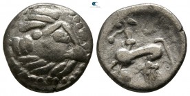 Eastern Europe. Imitation of Philip II of Macedon circa 300-200 BC. Drachm AR. ’Kapostal/Krcedin’ Type.