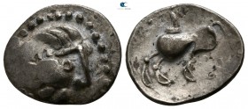 Eastern Europe. Imitation of Philip II of Macedon circa 300-200 BC. Drachm AR. ’Kapostal/Krcedin’ Type
