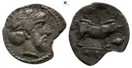 Sicily. Abakainon circa 430-420 BC. Litra AR