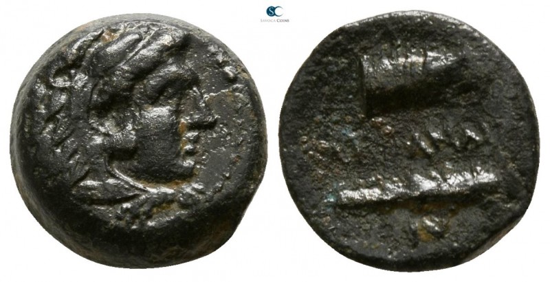 Kings of Macedon. Uncertain mint. Alexander III "the Great" 336-323 BC. 
1/4 Un...