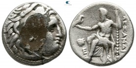 Kings of Thrace. Magnesia ad Maeandrum. Lysimachos 305-281 BC. In the name and types of Alexander III. Struck circa 301/0-300/299 BC. Foureé Drachm AR...