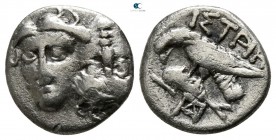 Moesia. Istrus circa 350 BC. Trihemiobol AR