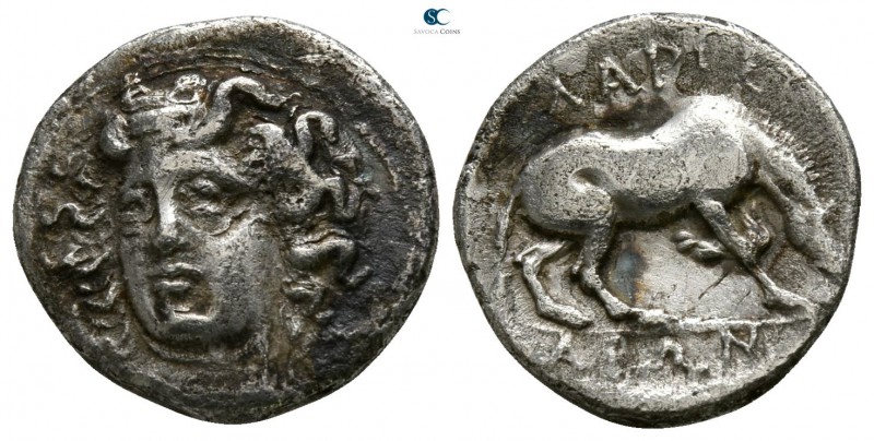 Thessaly. Larissa circa 325-280 BC. 
Hemidrachm AR

15mm., 2,06g.

Head of ...