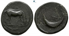 Thessaly. Pharkadon circa 400-350 BC. Dichalkon Æ