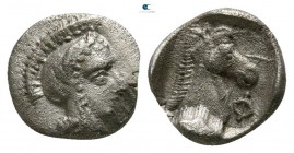 Thessaly. Pharsalos circa 480-400 BC. Hemiobol AR