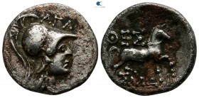 Thessaly. Thessalian League. AΓΑ-, magistrate circa 100 BC. Drachm AR