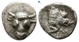 Phokis. Federal Coinage circa 480-421 BC. Obol AR