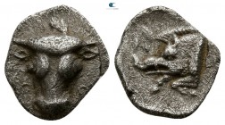 Phokis. Federal Coinage 457-446 BC. Obol AR