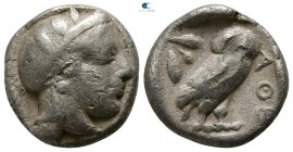 Attica. Athens 454-404 BC. Drachm AR