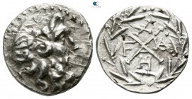 Achaia. Achaian League. Elis circa 160-146 BC. Hemidrachm AR