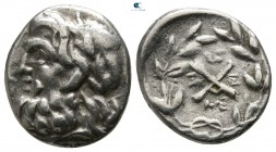 Achaia. Achaian League. Messene 191-183 BC. Hemidrachm AR