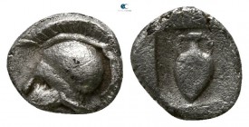 Asia Minor. Uncertain mint circa 450 BC. Hemiobol AR