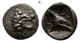 Western Asia Minor. Uncertain mint, possibly Mylasa in Caria circa 500-400 BC. Tetartemorion AR