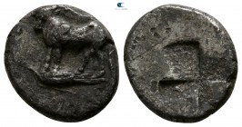 Bithynia. Kalchedon  circa 340-320 BC. Hemidrachm AR
