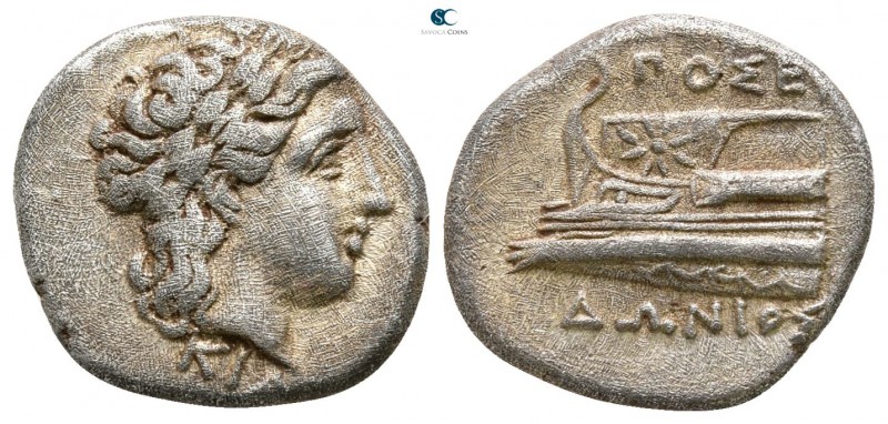 Bithynia. Kios . ΠPOΞENOΣ, magistrate 350-300 BC. 
Hemidrachm AR

13mm., 2,36...