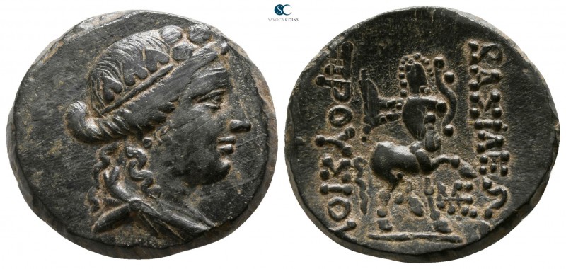 Kings of Bithynia. Prusias II Cynegos 182-149 BC. 
Bronze Æ

18mm., 6,91g.
...