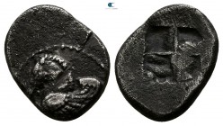 Mysia. Lampsakos circa 500-450 BC. Diobol AR