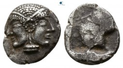 Mysia. Lampsakos circa 500-450 BC. Obol AR