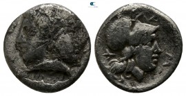 Mysia. Lampsakos 400-300 BC. Diobol AR