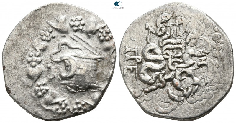 Mysia. Pergamon 166-67 BC. 
Cistophoric Tetradrachm AR

25mm., 12,48g.

Ser...