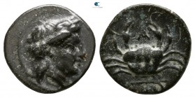 Mysia. Priapos circa 300-200 BC. Bronze Æ