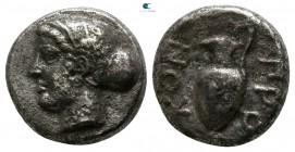 Mysia. Prokonnesos 411-387 BC. Hemidrachm AR