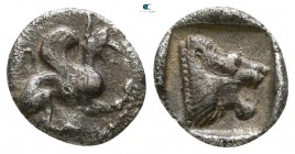 Troas. Assos circa 500-400 BC. Obol AR
