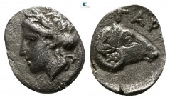 Troas. Gargara circa 350 BC. Hemiobol AR