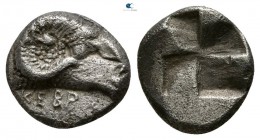 Troas. Kebren circa 450 BC. Obol AR