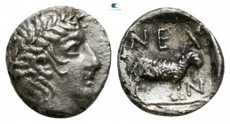 Troas. Neandria circa 400-300 BC. Obol AR