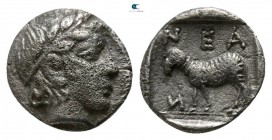 Troas. Neandria circa 400-300 BC. Obol AR