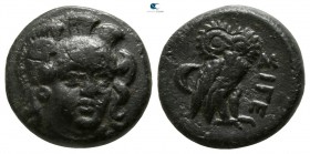Troas. Sigeion circa 350 BC. Bronze Æ