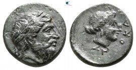 Aeolis. Autokane  circa 400-300 BC. Bronze Æ