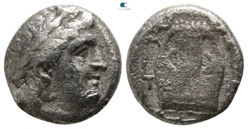 Lesbos. Mytilene circa 350-250 BC. 
Hemidrachm AR

13mm., 2,47g.

Laureate ...