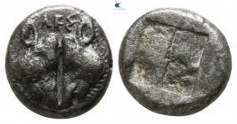 Lesbos. Uncertain mint circa 500-450 BC. BI 1/12 Stater