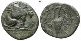 Ionia. Chios  circa 190-133 BC. Unclear magistrate's name. Bronze Æ