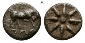 Ionia. Magnesia ad Maeander   circa 400-350 BC. Hemiobol AR