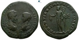 Moesia Inferior. Marcianopolis. Macrinus and Diadumenian AD 217-218. Bronze Æ