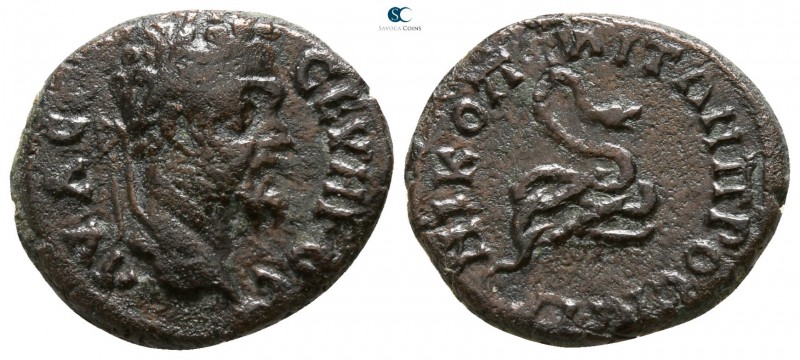 Moesia Inferior. Nikopolis ad Istrum. Septimius Severus AD 193-211. 
Bronze Æ
...