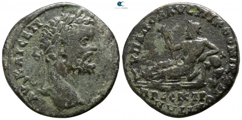 Moesia Inferior. Nikopolis ad Istrum. Septimius Severus AD 193-211. Pol- Auspicu...