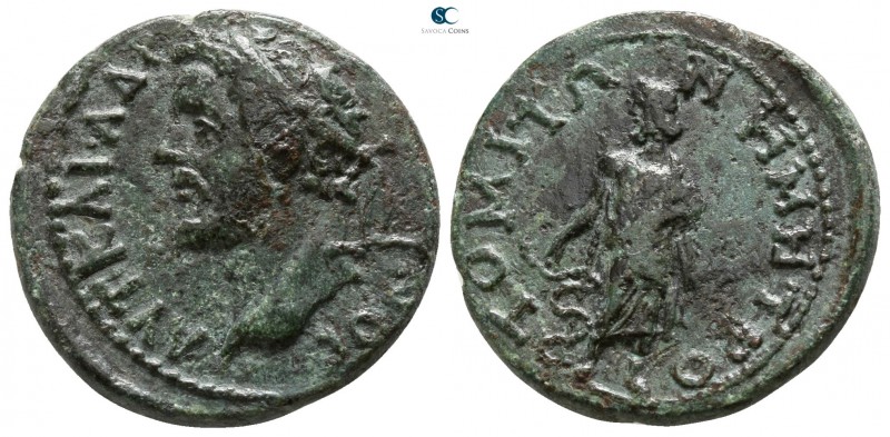Moesia Inferior. Tomis. Antoninus Pius AD 138-161. 
Bronze Æ

18mm., 4,66g.
...